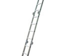 Kopėčios HERVIN EQUIPMENT, aliuminės, daugiafunkcės, 4x4 pakopų, 2240-4610 mm, AM0216A