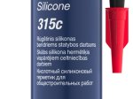 Silikoninis hermetikas PENOSIL Universal Silicone 315C, 280 ml, universalus, juodos spalvos