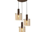 Pakabinamas šviestuvas SEARCHLIGHT Sweden, E27, 3 x 60W, 230V, 470 x 470 x 350 mm, maksimalus aukštis 1500 mm, 88910-3MO