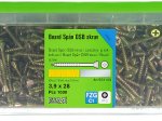 Sraigtai OSB plokštėms ESSVE, 3,9 x 28 mm, FZB, cinkuoti, 1000 vnt.