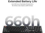 Belaidė žaidimų klaviatūra KEYCHRON V6 Ultra 8K, 100% mechaninė, juodos sp., V6U-D3
