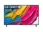 Televizorius LG 55QNED80A3A 55", UHD AI 4K QNED, webOS, Smart TV, juodos sp.