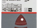 Šlifavimo lapelių rinkinys BOSCH, 102 x 62 mm, 93 mm, 25 dalių