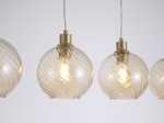 Pakabinamas šviestuvas SEARCHLIGHT Radiance, E27, 4 x 60W, 230V, 1100 x 200 x 300 mm, maksimalus aukštis 1200 mm, 44520-4CP