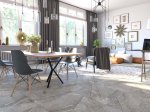 Akmens masės plytelės KAI ARENA GREY 2086, 80 x 80 cm, 1,280 m2/dėž., glazūruotos, rektifikuotos, spl. t.pilka