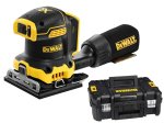 Akumuliatorinis vibracinis šlifuoklis DEWALT DCW200NT-XJ, 140x115 18 V, be akumuliatorių ir kroviklio, dėžėje