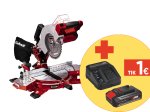 Akumuliatorinės skersinio pjovimo staklės EINHELL TE-MS 18/210, Li-Solo, 18 V, Li-ion, be akumuliatoriaus ir kroviklio, diskas Ø210 mm