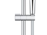 Dušo komplektas GROHE QuickFix Vitalio Comfort 110, 2-srovių dušelis, stovas ir žarna, klijuojamas arba prisukamas, chromo spalva, 26929001