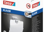 Tualetinio popieriaus laikiklis TESA Klaam, priklijuojamas, su dangteliu, 40259