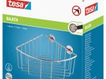 Lentyna TESA Baath, 21,5 x 21 x 10,5 cm, priklijuojama, kampinė, viena lentynėlė, 40217