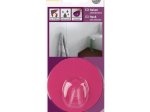 Kabliukas FIX-O-MOLL, D68mm, klijuojamas, rožinė sp.
