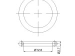 Tarpinė RUBINETA, guminė, O'ring 12,60 x 2,70, (10 vnt.)