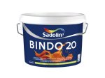 Vandeniniai vidaus dažai SADOLIN Bindo 20, 2,5 l, BW bazė, balti, pusiau matiniai, plaunami