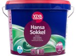 Akriliniai cokolių dažai VIVACOLOR Hansa Sokkel, 2,7 l, A bazė, balti, matiniai
