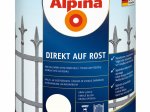 Antikoroziniai dažai ALPINA Direkt Auf Rost, dramblio kaulo spalvos, tiesiai ant rūdžių, 0,75 l
