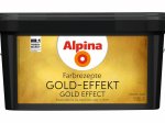 Dekoratyviniai dažai ALPINA Gold-Effekt, komplektas (glaistas 3 l, dažai 1 l + mentelė)