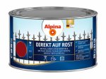 Antikoroziniai dažai ALPINA Direkt Auf Rost, 0,3 l, vyno raudonumo