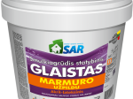 Akrilinis glaistas SAR, su marmuro užpildu, vidaus darbams, 5 kg (kibire)