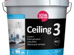 Vandeniniai dažai luboms VIVACOLOR Ceiling 3 Ap, 4,8 l, balti, visiškai matiniai