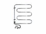 Rankšluosčių džiovintuvas-gyvatukas WELLMER Angis, elektrinis, matmenys 56 x 52 cm, 3 bangų, nerūdijančio plieno, 5902