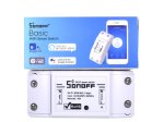 Išmanusis jungiklis SONOFF Basic, 2200 W, 230 V, Wi-Fi, valdomas programėle, galima valdyti balsu, M0802010001