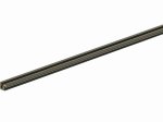 Stumdomų durų bėgelis HETTICH SlideLine1, frezuojamas, spl. ruda, 2 m, 2 vnt., 1487