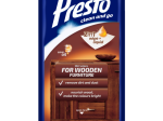Drėgnos servetėlės mediniams paviršiams PRESTO, 72 vnt.