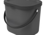 Šiukšliadėžė rūšiavimui ROTHO Albula, 6 l, antracito sp.