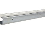 Stumdomų durų bėgelis HETTICH TopLine2, prisukamas, cinkuotas, spl. balta, 2 m, 1479
