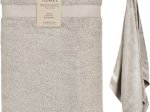 Rankšluostis, 100 % medvilnė, pilkos sp., 70 x 140 cm