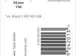 Smūginis sukimo antgalis BOSCH Impact T40, 50 mm, 1 vnt.