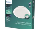 Montuojamas šviestuvas panelė PHILIPS Meson, įleidžiama, LED 20 W, 3000 K, 2100 lm, apvali, baltos sp., 190 mm skersmens