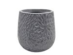 Keraminis lauko vazonas Ashora I, pilkos sp., 21 x 21 x 21 cm.