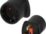 Adapteris BRENNENSTUHL Euro-Uk, 13A 250V, su saugikliu, 1508533