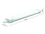 LED šviestuvas TOPE Nola, 30 W, 4000 K, 3000 lm, IP65, matmenys: 600 x 82 x 48 mm