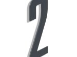 Namo numeris 2, 150 mm, antracito sp, nerūdijantis plienas