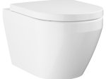 Klozetas GROHE EURO CERAMIC 2.0, pakabinamas, be nuplovimo lanko, su Triple Vortex nuleidimu, su lėtai  nusileidžiančiu dangčiu, baltas, 102510SH00