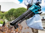 Akumuliatorinis pūstuvas - siurblys MAKITA DUB187T002, 18 V, maks. oro srautas 4,2 m³/min, bešepetėlis variklis, svoris 3,7 kg, 25 l maišas, komplekte 5,0 Ah akumuliatorius ir DC18RC pakrovėjas