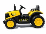 Vaikiškas traktorius MUJS319, 12V 4.5A, spl. geltona, 860x500x517 mm