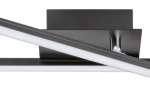 Pakabinamas LED šviestuvas RABALUX Svetlana, 16W, 230V, 3000K, 620 lm, IP20, aliuminis, matinės juodos sp., 465 x 120 x 100 mm, 3513