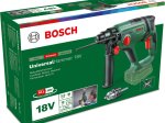 Akumuliatorinis perforatorius BOSCH Green UniversalHammer 18V, Solo, be akumuliatoriaus ir kroviklio