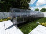Šiltnamis KLASIKA Easy, 30 m2, 6 mm polikarbonatinė danga, 3 x 10 m, arkos formos