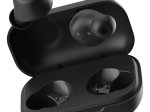 Įkraunamos belaidės ausinės STREETZ TWS-110, Bluetooth 5, įkrovimo dėklas 500 mAh, matinės juodos sp.
