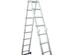 Kopėčios HERVIN EQUIPMENT, aliuminės, daugiafunkcės, 4x4 pakopų, 2240-4610 mm, AM0216A