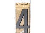Namo numeris 4, 150 mm, antracito sp, nerūdijantis plienas