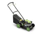 Benzininė vejapjovė RMP41Q, variklis 127 cm³, EURO V, 2,3 kW,  pjovimo plotis 410 mm, aukštis 25-75 mm, 3in1, rinktuvo talpa 50 l.