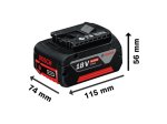 Akumuliatorius BOSCH Professional GBA 18 V 4.0Ah, 18 V, akumuliatoriaus talpa 4,0 ah, 1600Z00038
