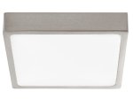 Lubinis LED šviestuvas GLOBO Vitos, paviršinis, 15W, 230V, 1700 lm, 4000K, kvadratinis, aliuminio sp., 145 x 145 x 26 mm, 12367-15