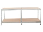 Sandėliavimo lentyna AR SHELVING Garage Series Rivet M, metalinė, 4 lentynos, 180 x 120 x 45 cm