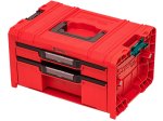 Įrankių dėžė su 2 stalčiais QBRICK Pro 2.0 Expert Red, 45 x 31 x 24, 4 cm
